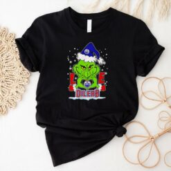 Santa Grinch love Edmonton Oilers shirt