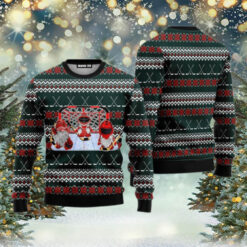 Santa Hockey Ugly Christmas Sweater