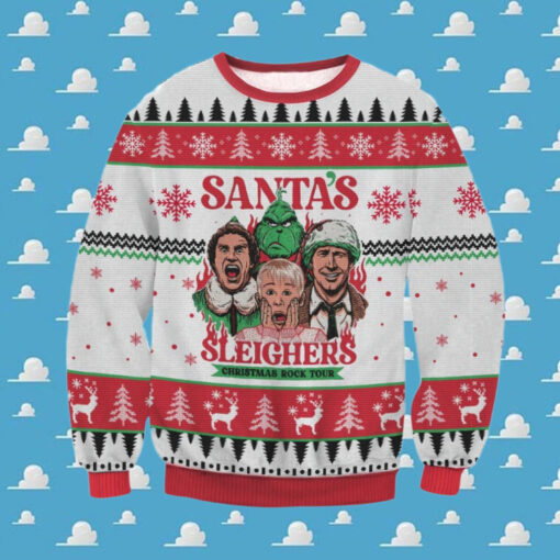 Santa Sleighers Ugly Sweater