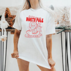 Santa greetings from the north pole Christmas shirt