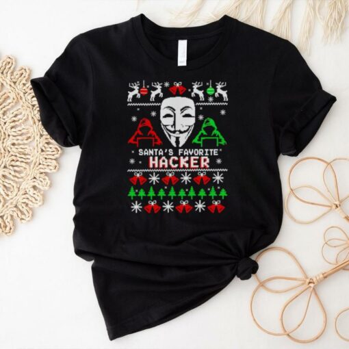 Santa’s Favorite Hacker Ugly Christmas Shirt