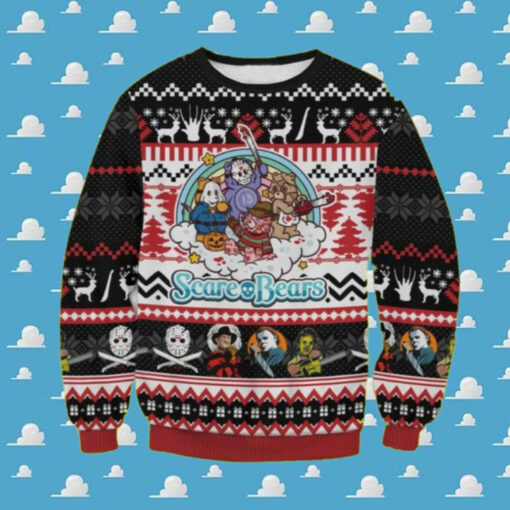 Scare Bears Horror Ugly Christmas Sweater