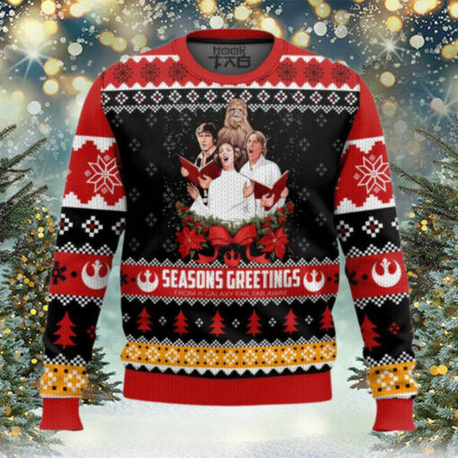 Seasons Greetings, Starwar Christmas Ugly Sweater