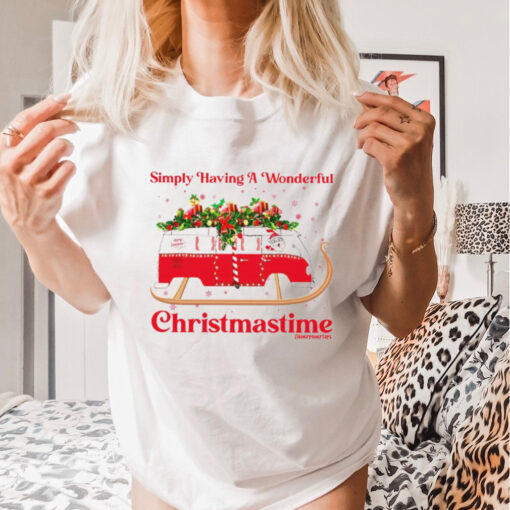 Simply having a wonderful Christmas time shirt