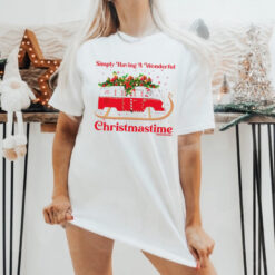 Simply having a wonderful Christmas time shirt