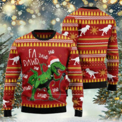 Singing Dinosaur Ugly Christmas Sweater