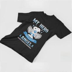 Snoopy My Hero Is Now My Angel Tackle Diabetes Awareness Shirt