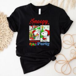 Snoopy Santa Christmas party shirt