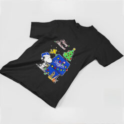 Snoopy Woodstock Merry Christmas Los Angeles Dodgers shirt