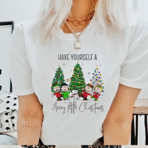 Snoopy and friends have yourself a merry little Christmas shirt