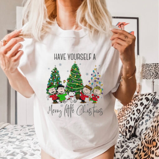 Snoopy and friends have yourself a merry little Christmas shirt