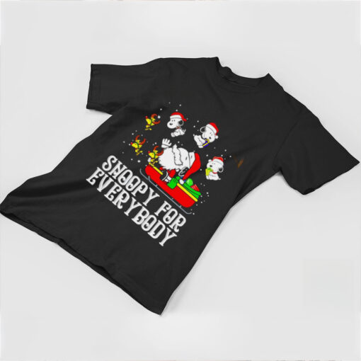 Snoopy for everybody Woodstock Christmas shirt