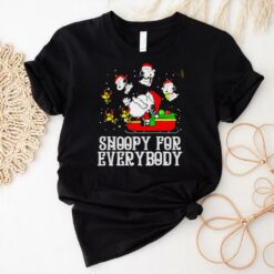 Snoopy for everybody Woodstock Christmas shirt