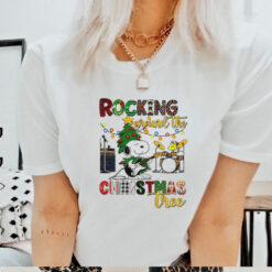 Snoopy rocking around the Christmas tree shirt