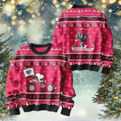 Snoopy x Alabama Crimson Tide Christmas Sweater