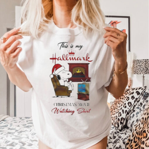 Snoopy ‘This Is My Hallmark Christmas Movie Watching’ Shirt