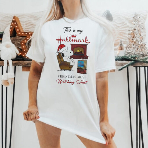 Snoopy ‘This Is My Hallmark Christmas Movie Watching’ Shirt