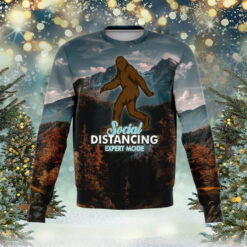 Social Distance Expert Ugly Sweater