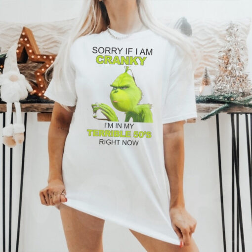 Sorry if i am cranky shirt