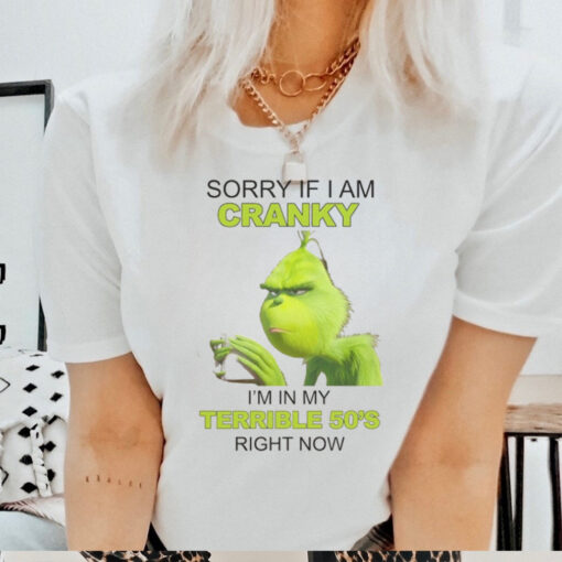 Sorry if i am cranky shirt