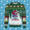 Siberian Husky And Reindeers Car Ugly Christmas Sweater