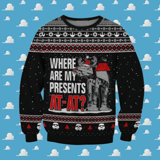 Star Wars Where Presents Ugly Sweater