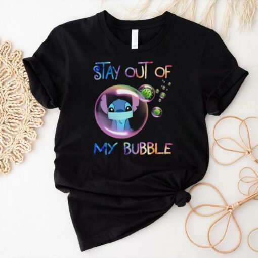 Stitch Mask & Virus T Shirt – Stay Out of My Bubble