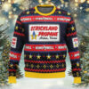 Santa Hockey Ugly Christmas Sweater