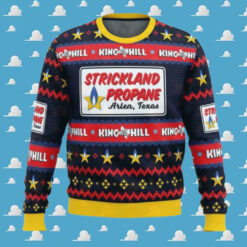 Strickland Propane Arlen Texas King Of The Hill Ugly Christmas Sweater