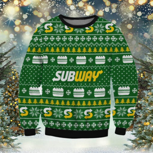 Subway Christmas Sweater