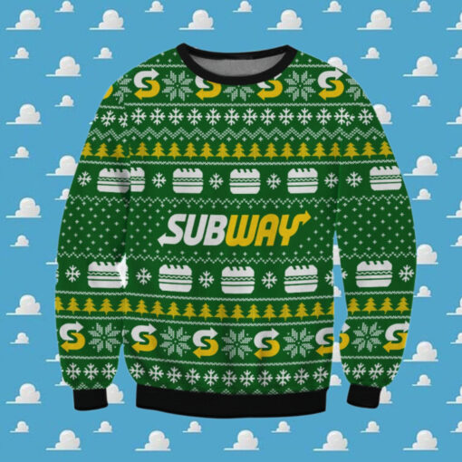 Subway Christmas Sweater