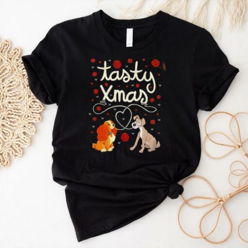 Tasty Xmas couple dog Christmas shirt