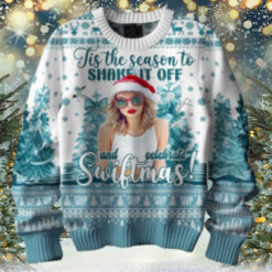 Taylor Swift Tis The Season Shake If Off And Celebrate Swiftmas Christmas Ugly Sweater