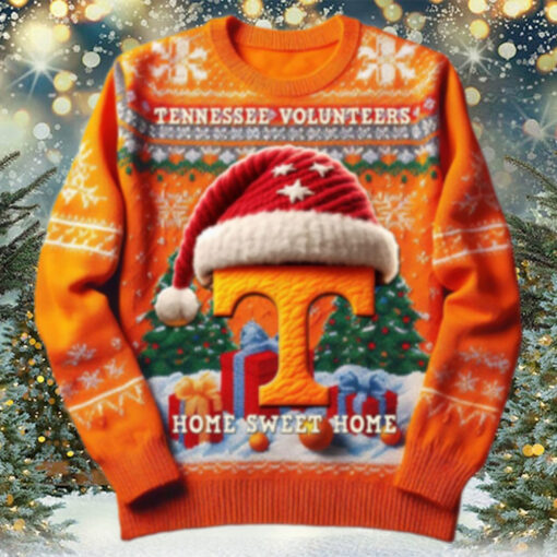 Tennessee Volunteers Home Sweet Home Christmas Ugly Sweater