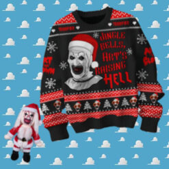 Terrifier 3 Christmas Jingle Bells Clown Killer 2024 Ugly Sweater