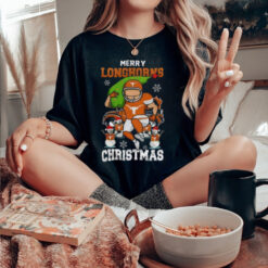 Texas Longhorns Merry Longhorns Christmas T Shirt