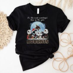 Texas State Bobcats It The Most Wonderful Time Of The Year Peanut Characters Christmas Shirt