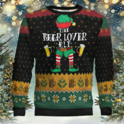 The Beer Lover Elf Ugly Christmas Sweaters