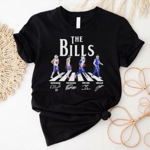 The Bills Abbey Road Dalton Kincaid Keon Coleman James Cook And Josh Allen Shirt