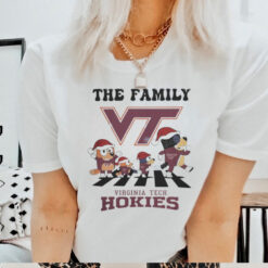 The Family Bluey Abbey Road Virginia Tech Hokies Christmas shirt