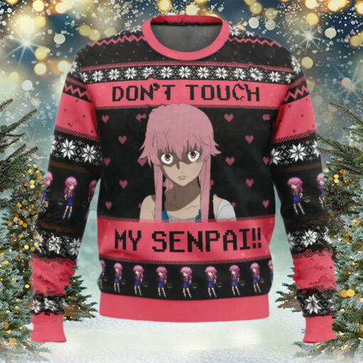 The Future Diary Gasai Yuno Don’t Touch My Senpai Ugly Christmas Sweater