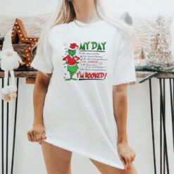 The Grinch Christmas My day I’m Booked shirt