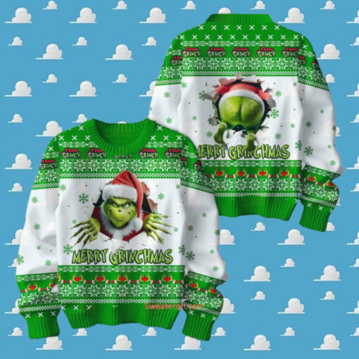 The Grinch Merry Christmas Ugly Sweater – Green