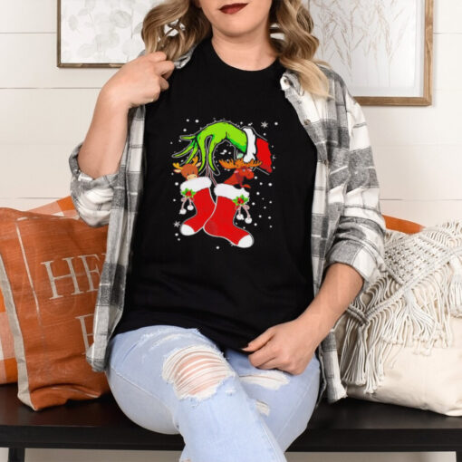 The Grinch Stole The Reindeer and The Moose Christmas shirt