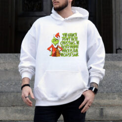 The Grinch didn’t hate Christmas he hated people 2024 sweatshirt