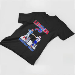 The Legends Buffalo Bills Kelly and Allen skyline signatures shirt