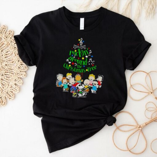 The Peanuts Characters Rockin’ Around the Christmas Tree shirt