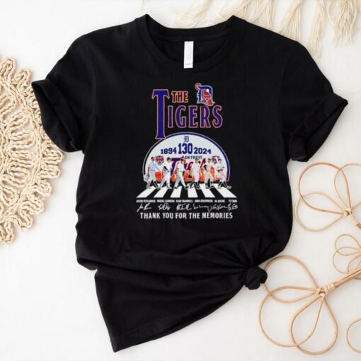 The Tigers 130 years 1894 2024 thank you for the memories T shirt