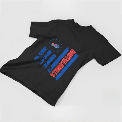 The USA Buffalo Bills Logo American Flag NFL Shirt