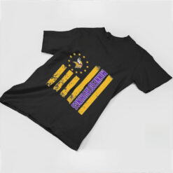 The USA Minnesota Vikings Logo American Flag NFL Shirt